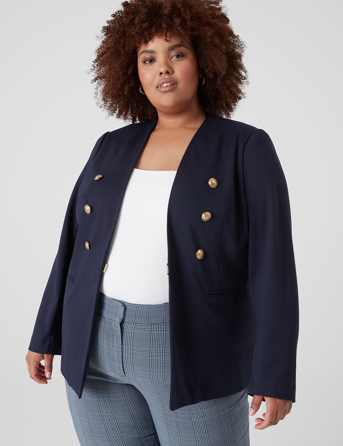 Lane bryant hot sale black blazer