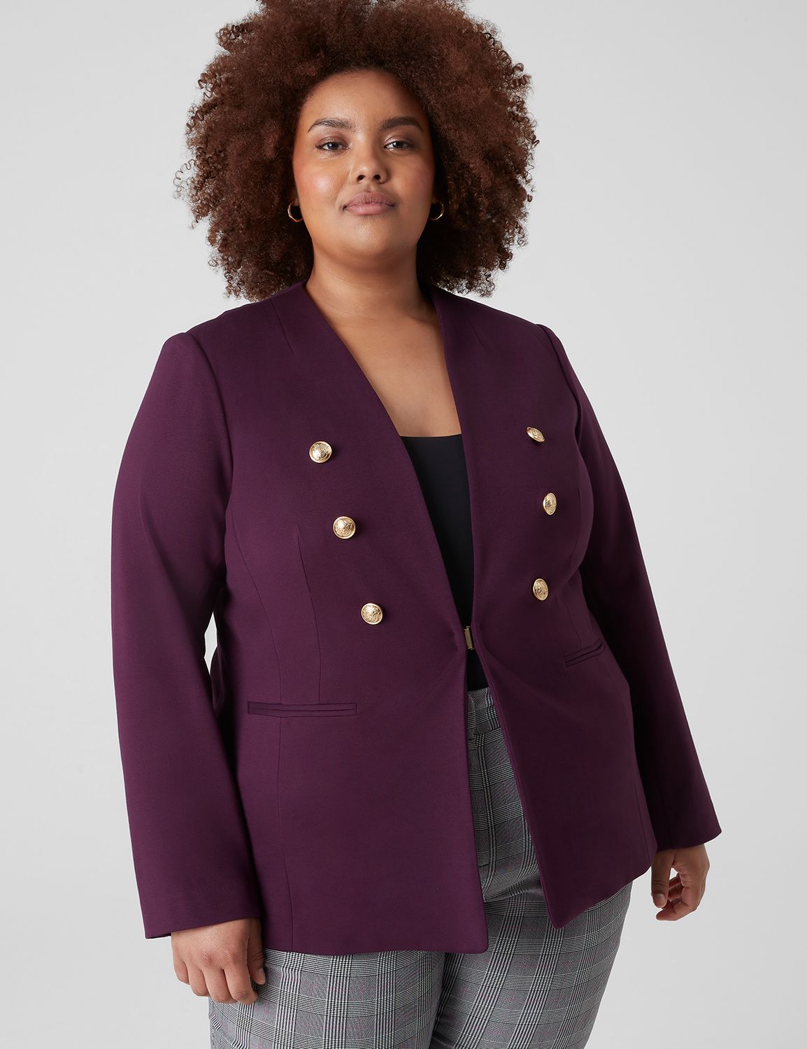 Lane bryant clearance velvet blazer