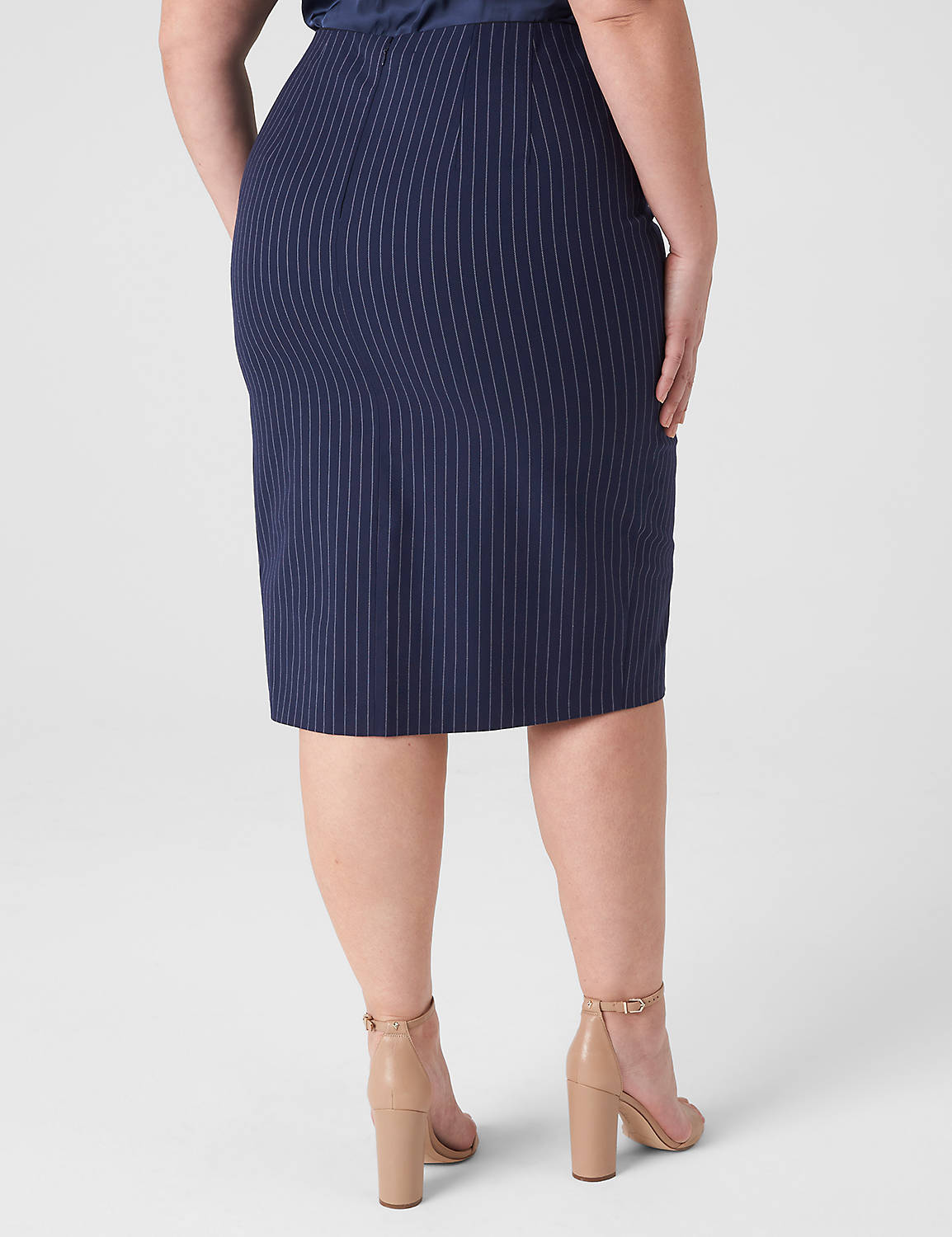 Pinstriped Bodycon with Belt 113587 Product Image 2
