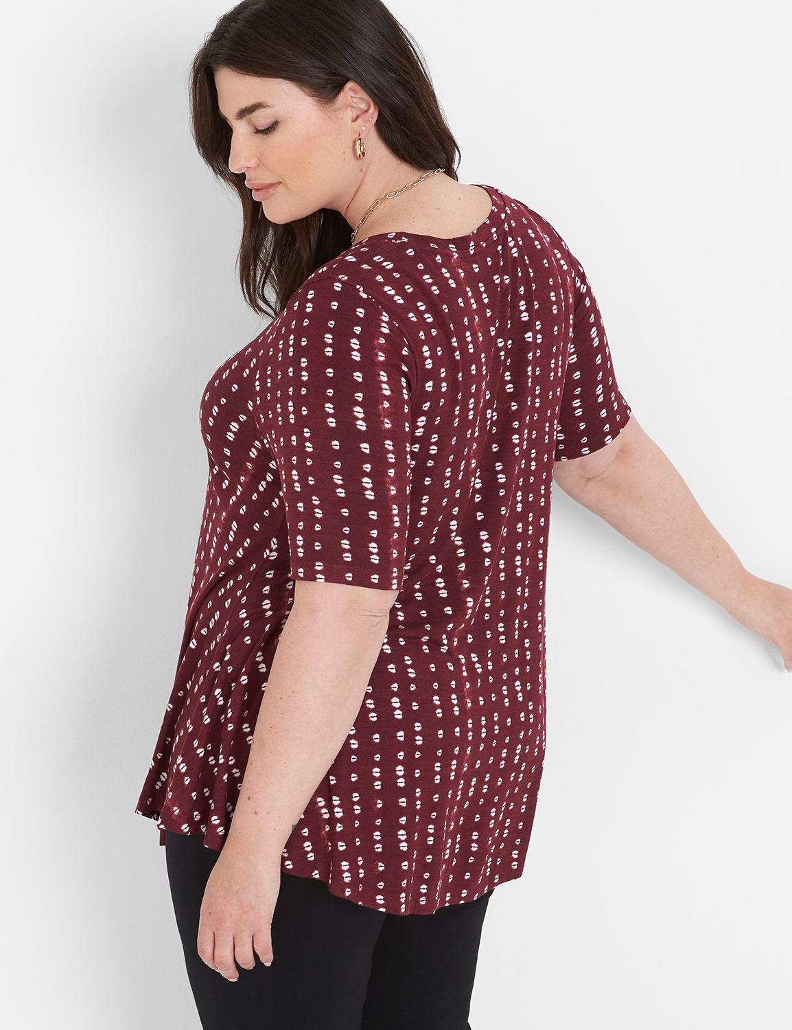 Perfect Sleeve Crew Neck Swing Tee Product Image 2