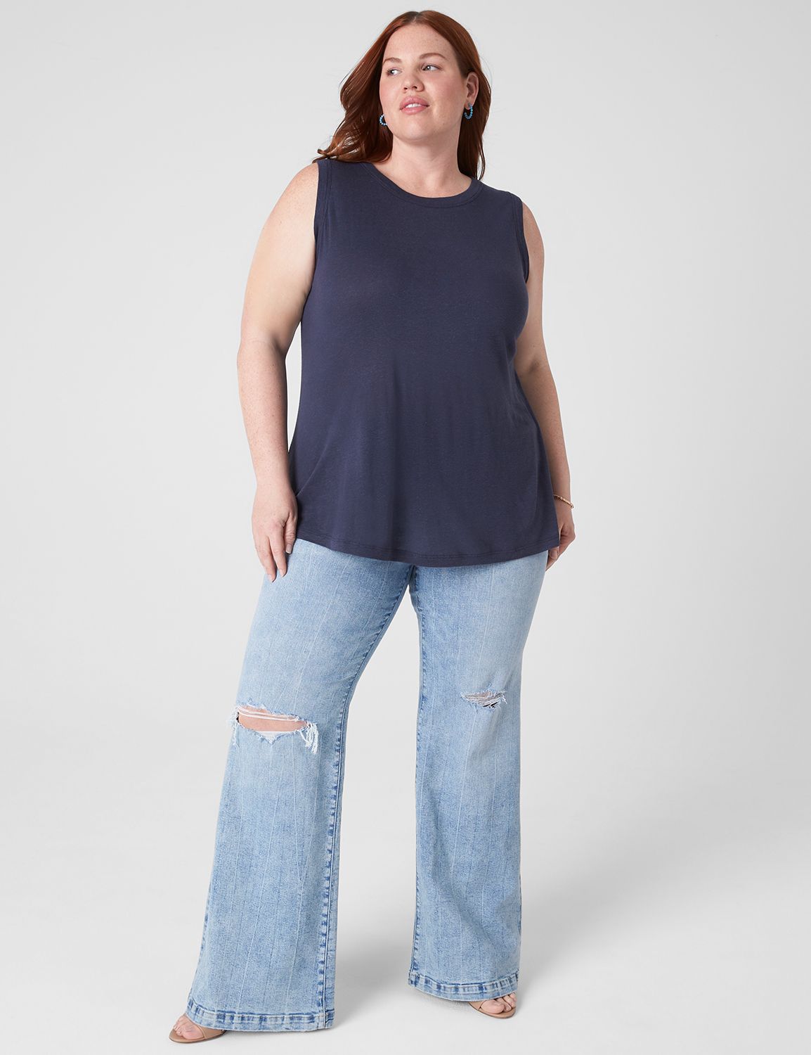 Classic Sleeveless Crew Neck Set Ta Product Image 3