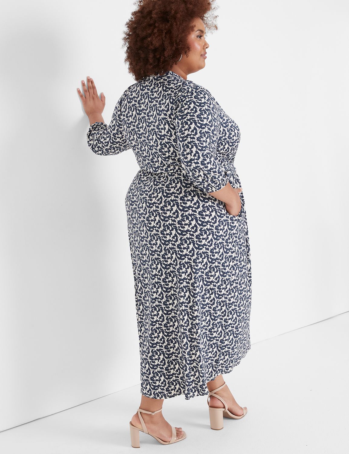 Lane bryant store faux wrap dress