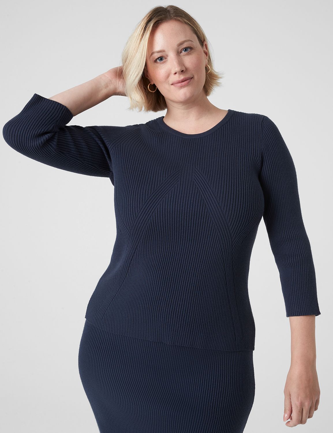 Triple wide hotsell scoop neck sweater