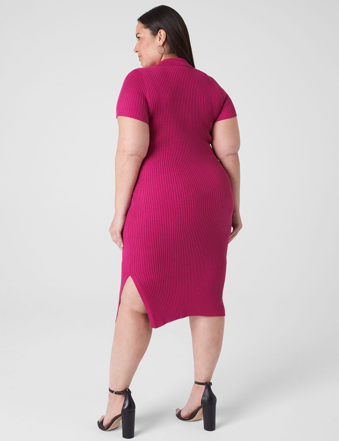 cable knit open back dress Open-Back Knit Dress