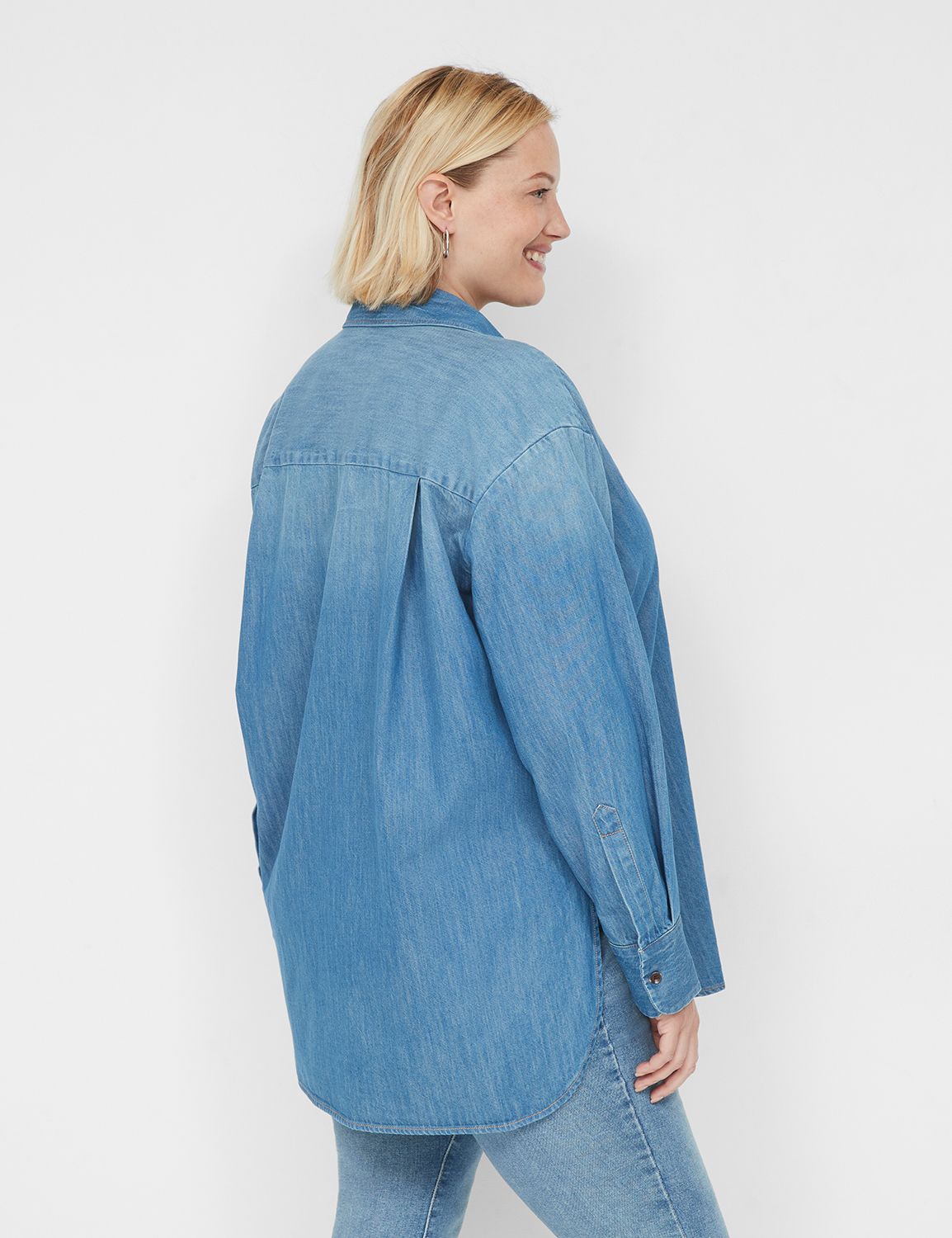 Lane bryant denim store shirt