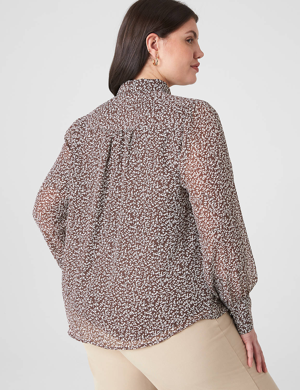 Classic Long Sleeve Collared Placke Product Image 2