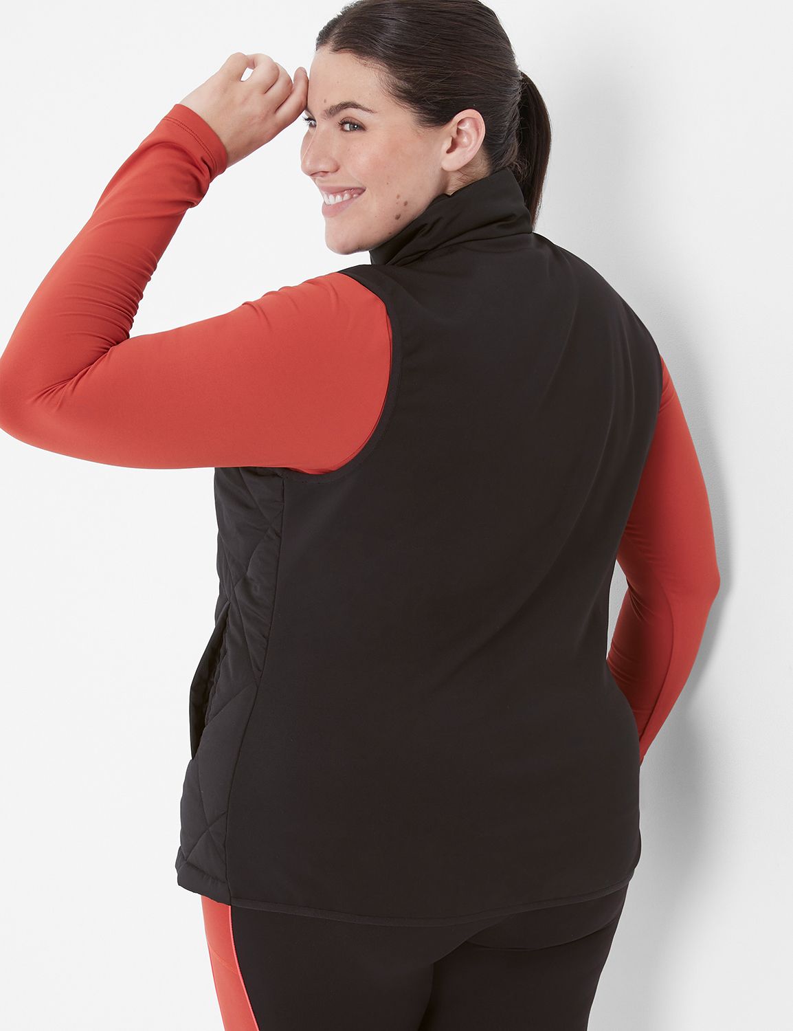 Lane bryant puffer vest sale