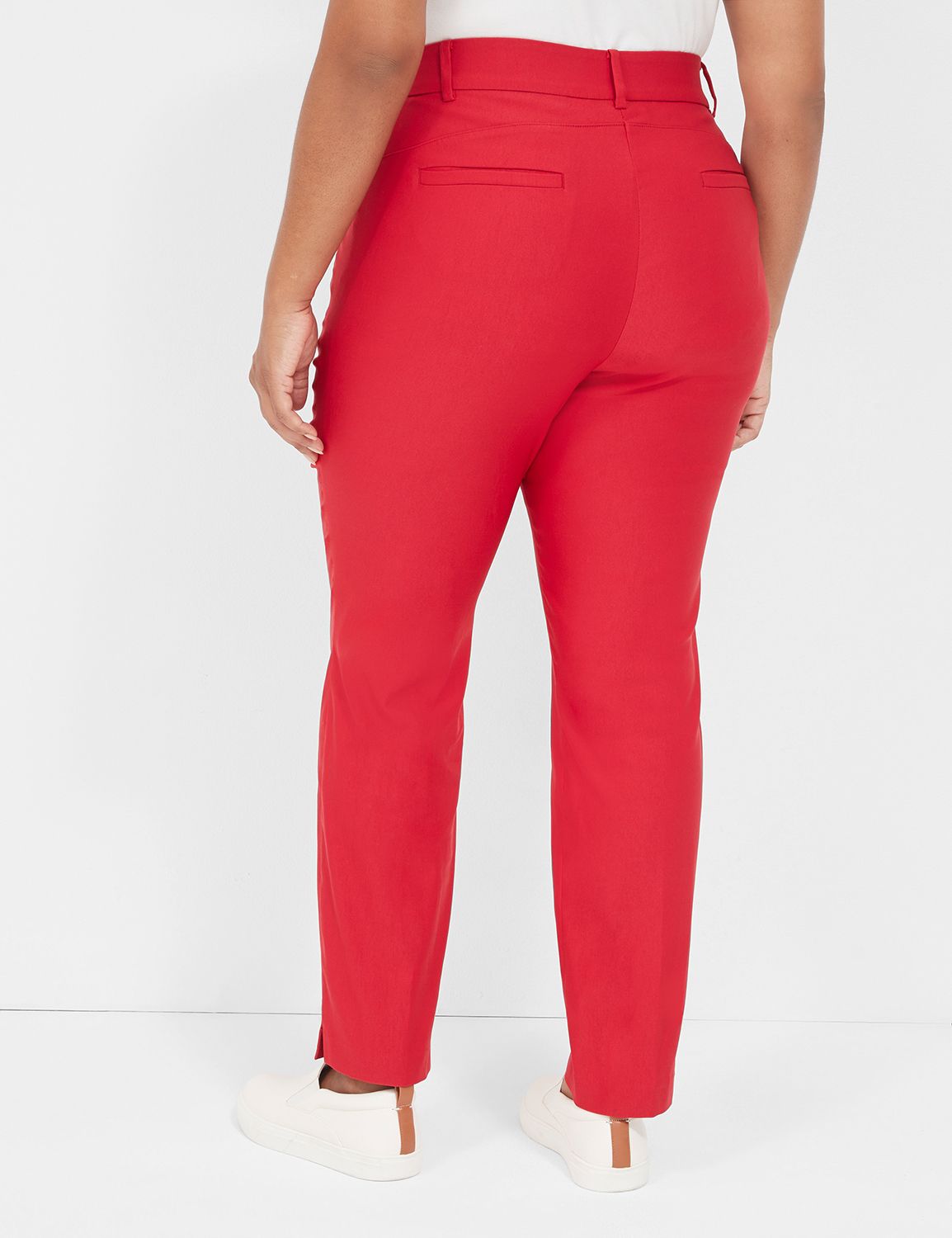 slim fit dress slacks Mid Rise Slim Ankle Suit Pant | Slim main image 1