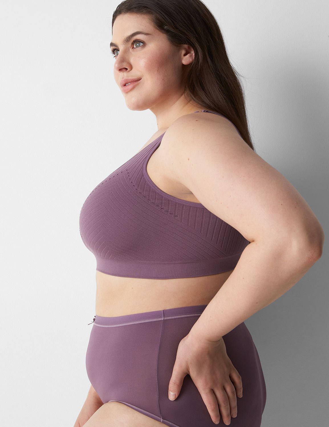 Seamless Ribbed Bralette 1126201 Product Image 3