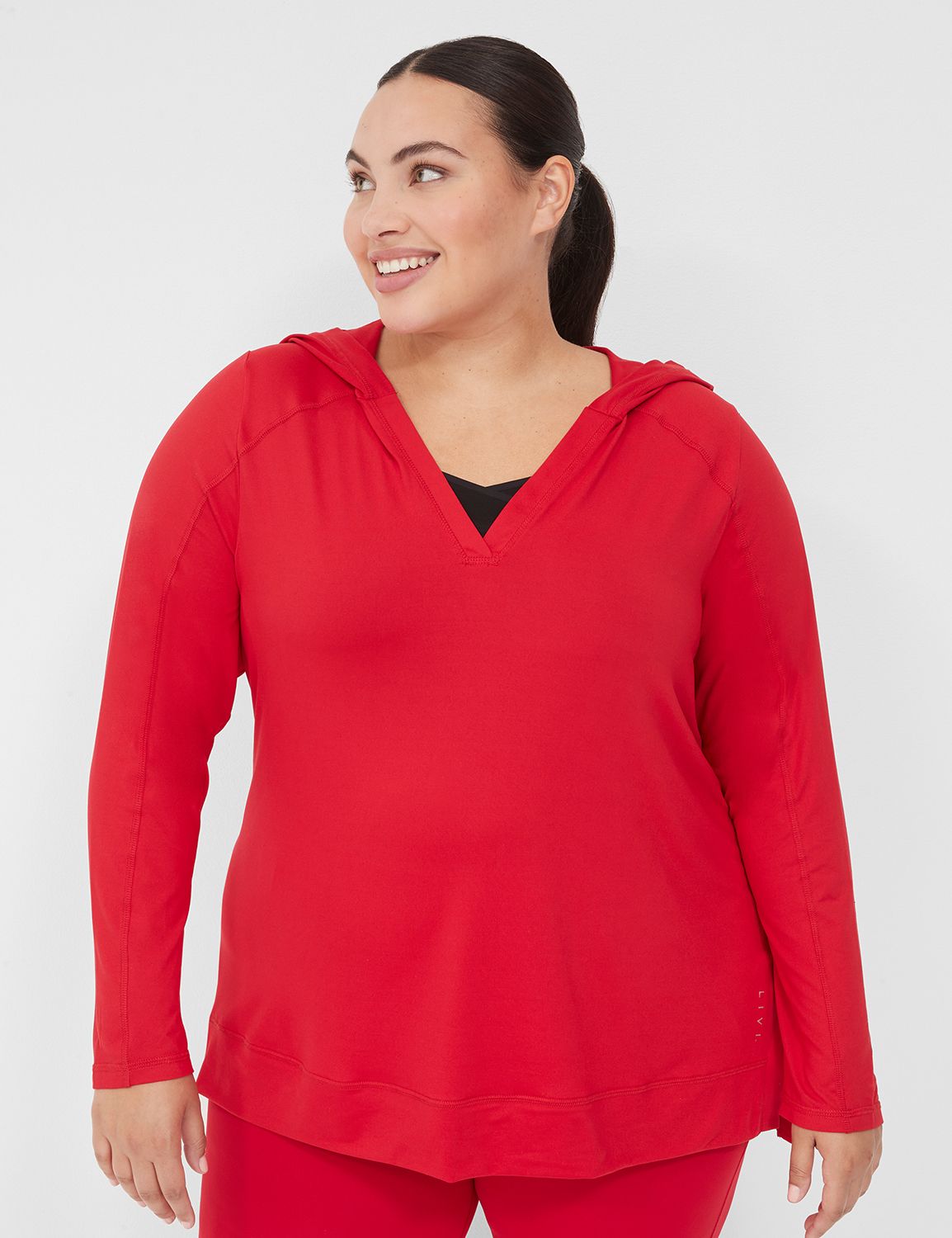 LIVI Long Sleeve Vneck Livi Soft Hi Product Image 1