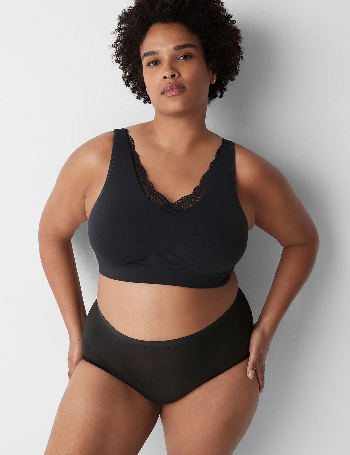 Seamless Bralette Dreamy Cool Lace