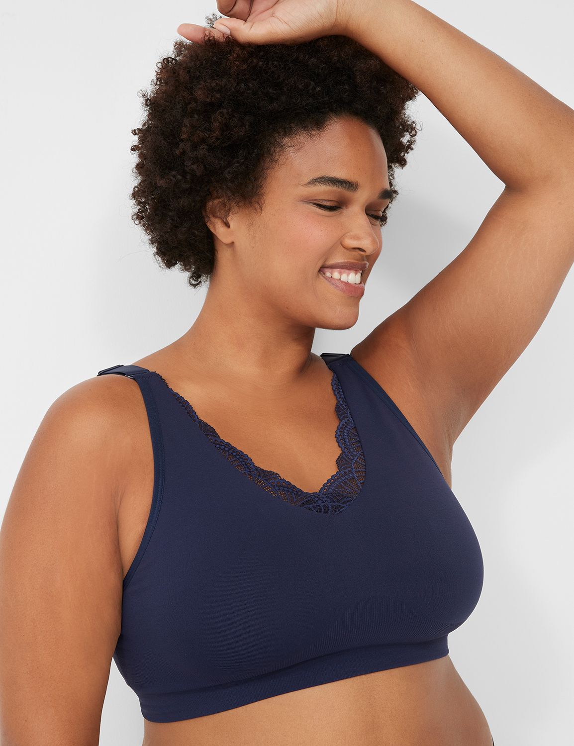 SEAMLESS LOGO TRIM BRALETTE, 3-PACK