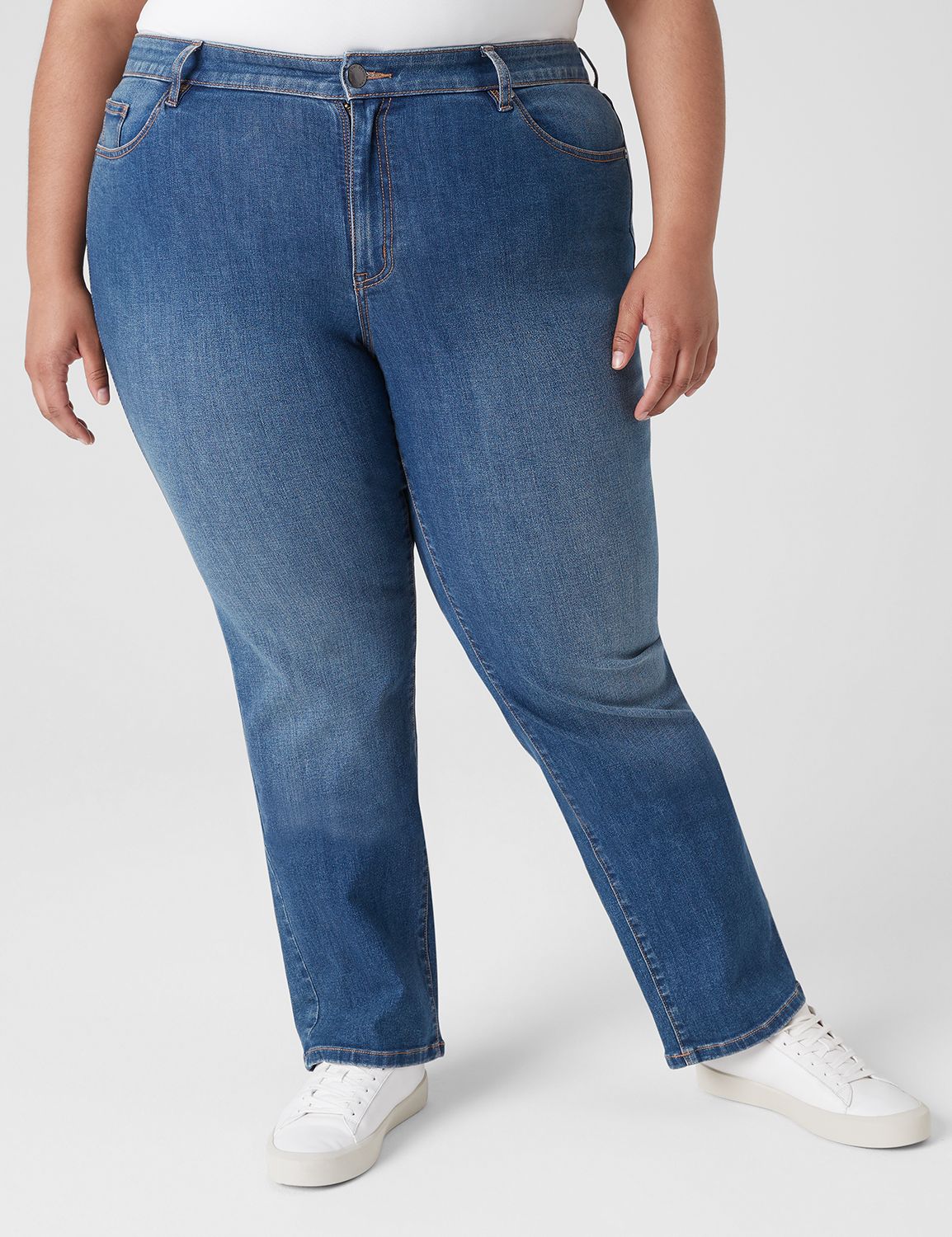 MID RISE SIGNATURE STRAIGHT - JANIC | LaneBryant