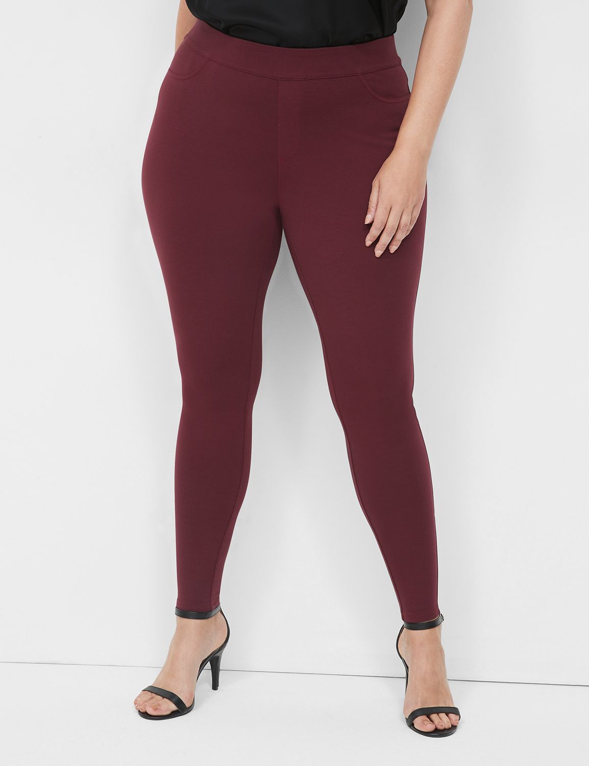 Pull-On Ponte High-Rise Pocket Legging