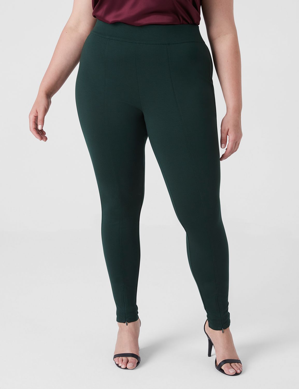 Ankle Zip Ponte Leggings