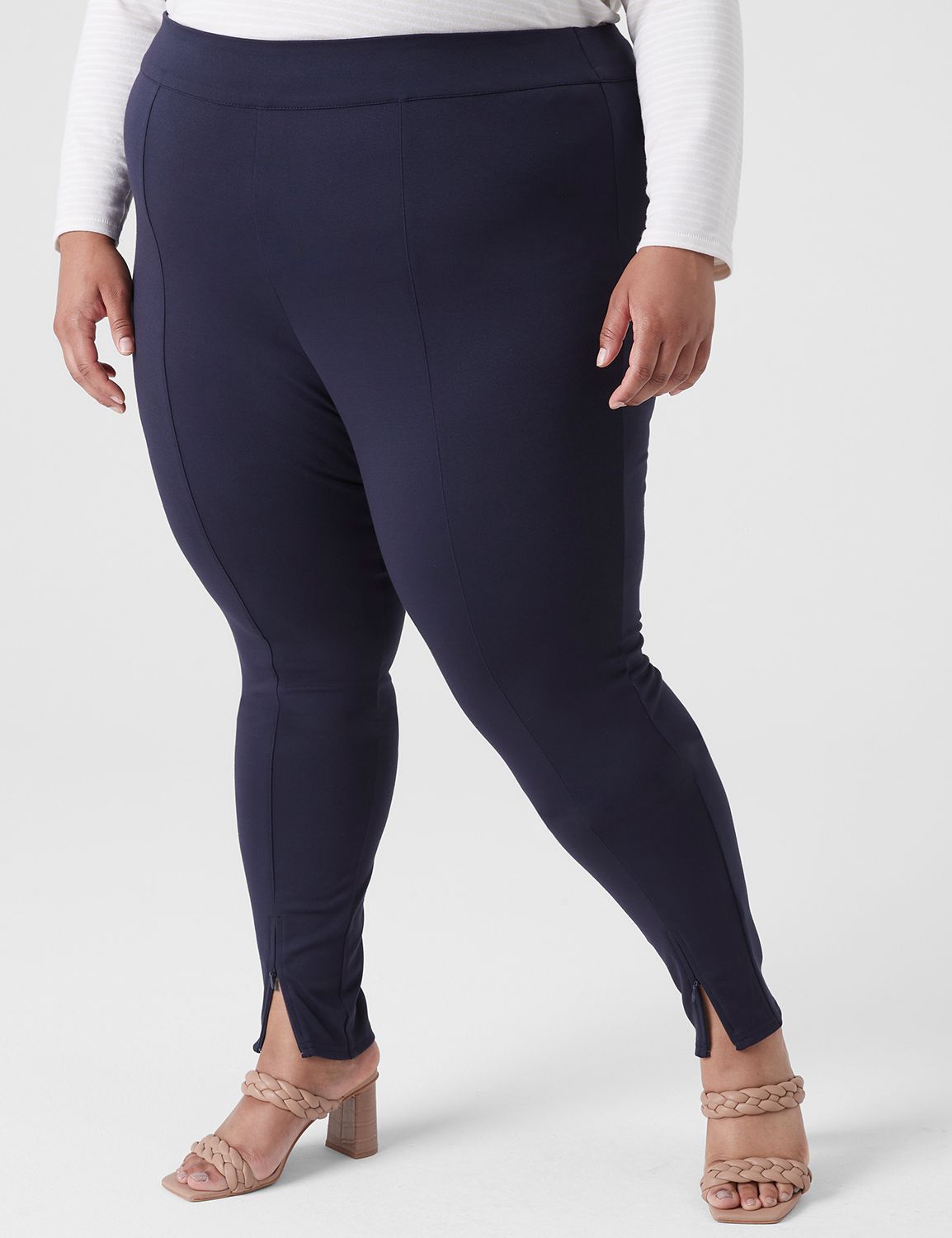 Ankle Zip Ponte Legging