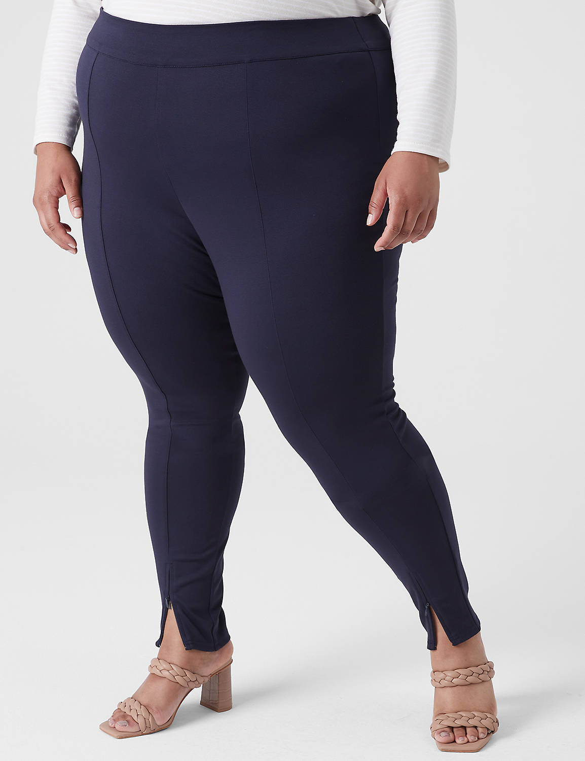 FRONT ANKLE ZIP LEGGINGS 1136319 [M Product Image 1