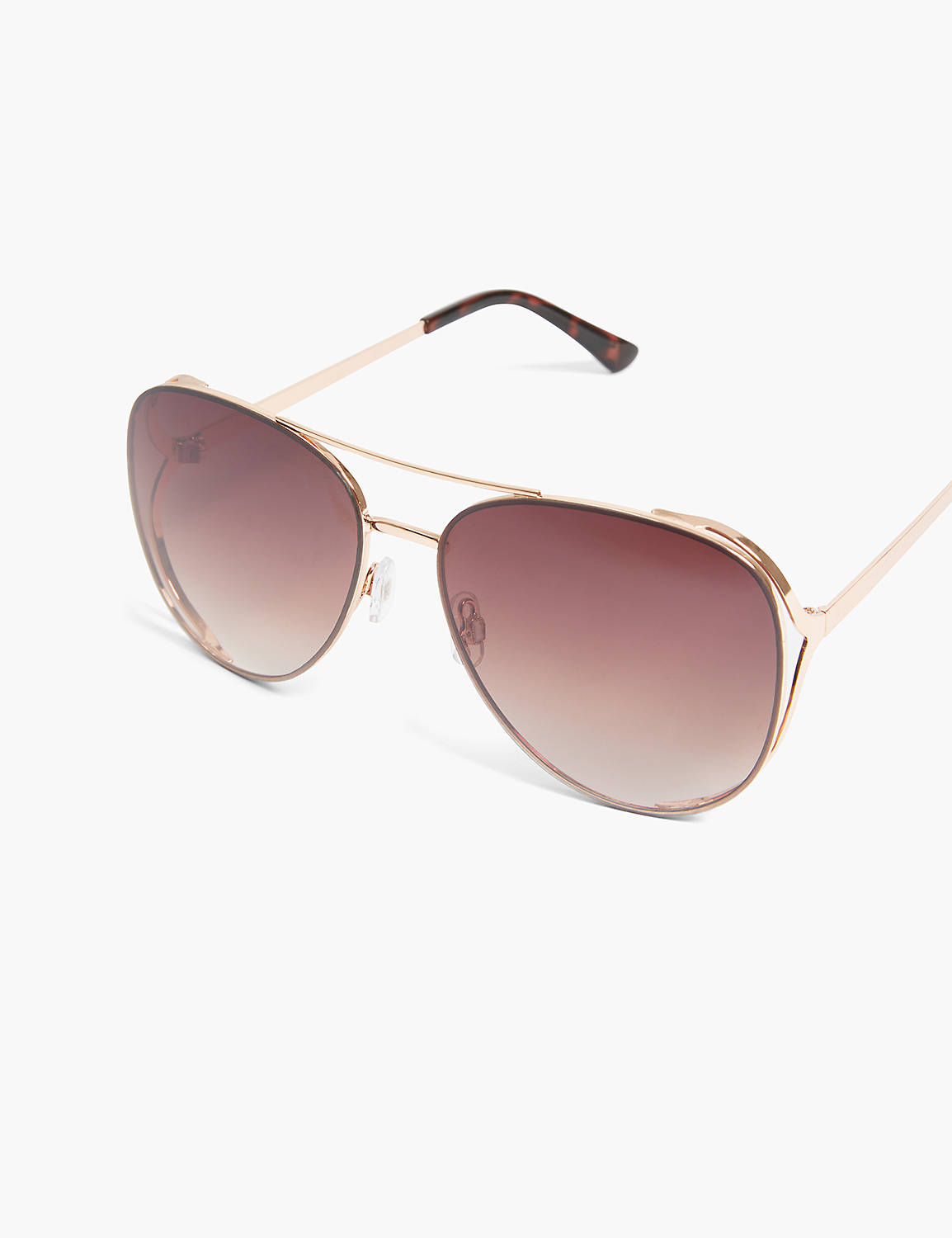 Gold Traditional Aviator Sunglasses Product Image 1