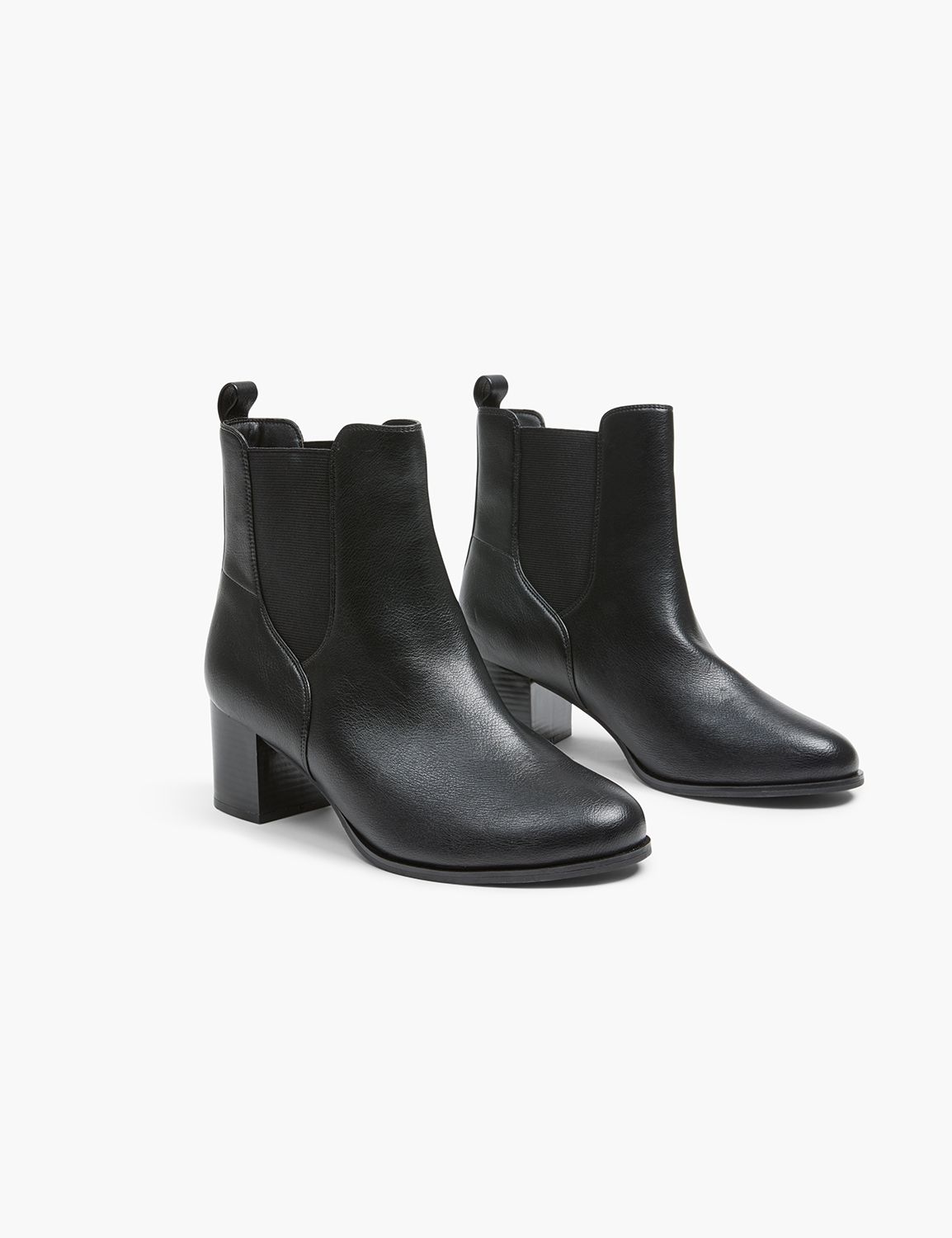 ROUNDED TOE SIDE STRETCH BOOTIE | LaneBryant