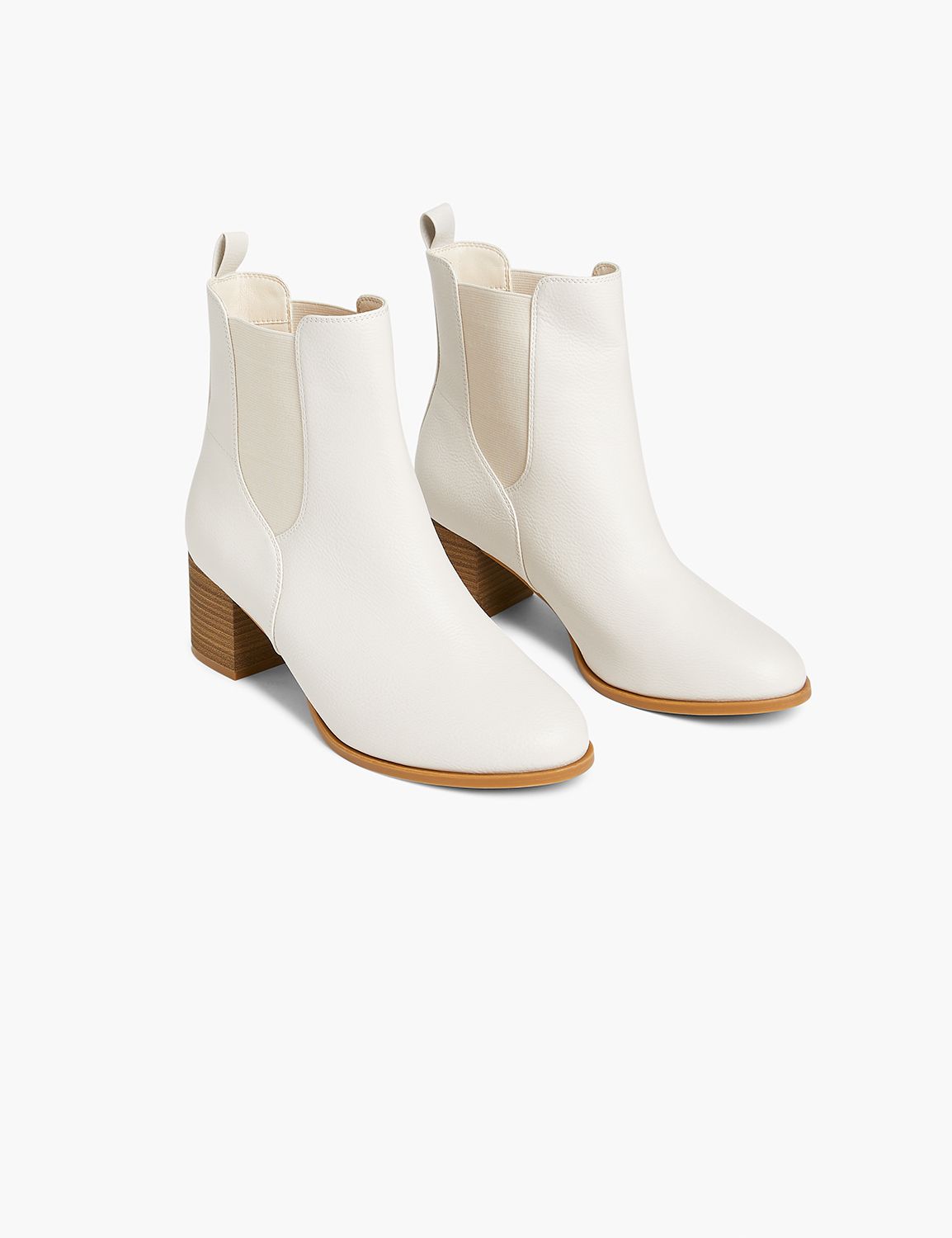 ROUNDED TOE SIDE STRETCH BOOTIE