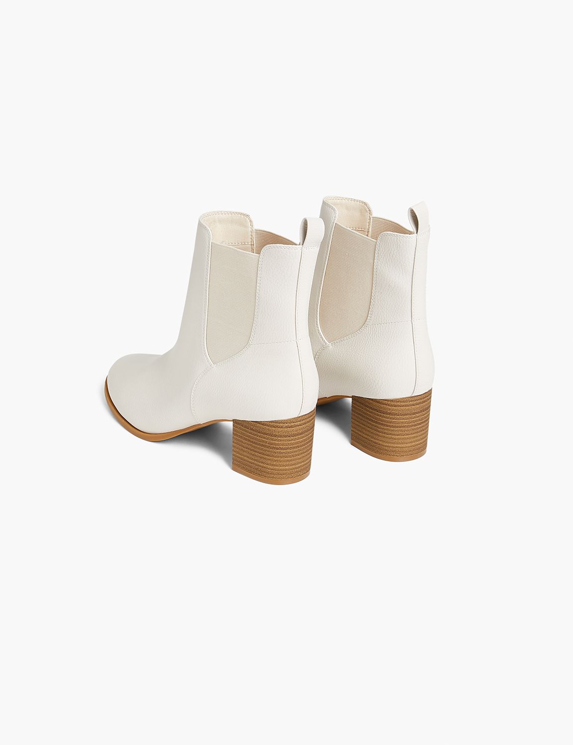 ROUNDED TOE SIDE STRETCH BOOTIE