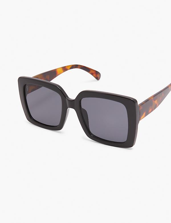 Classic Black Square Sunglasses