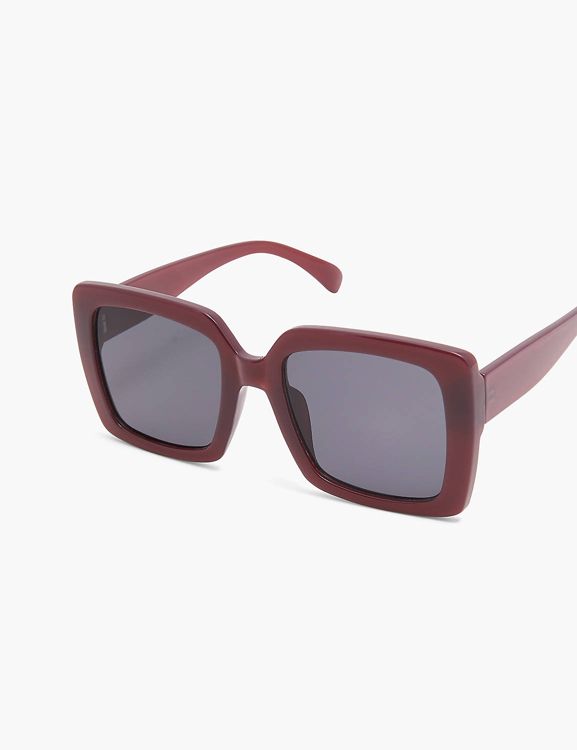 Maroon Square Sunglasses Product Image 1