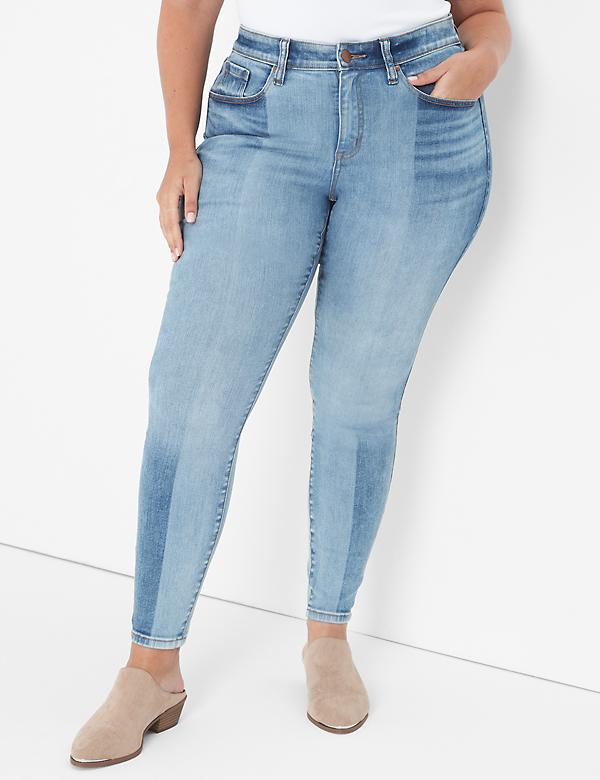Signature Fit Two-Tone Skinny Jean