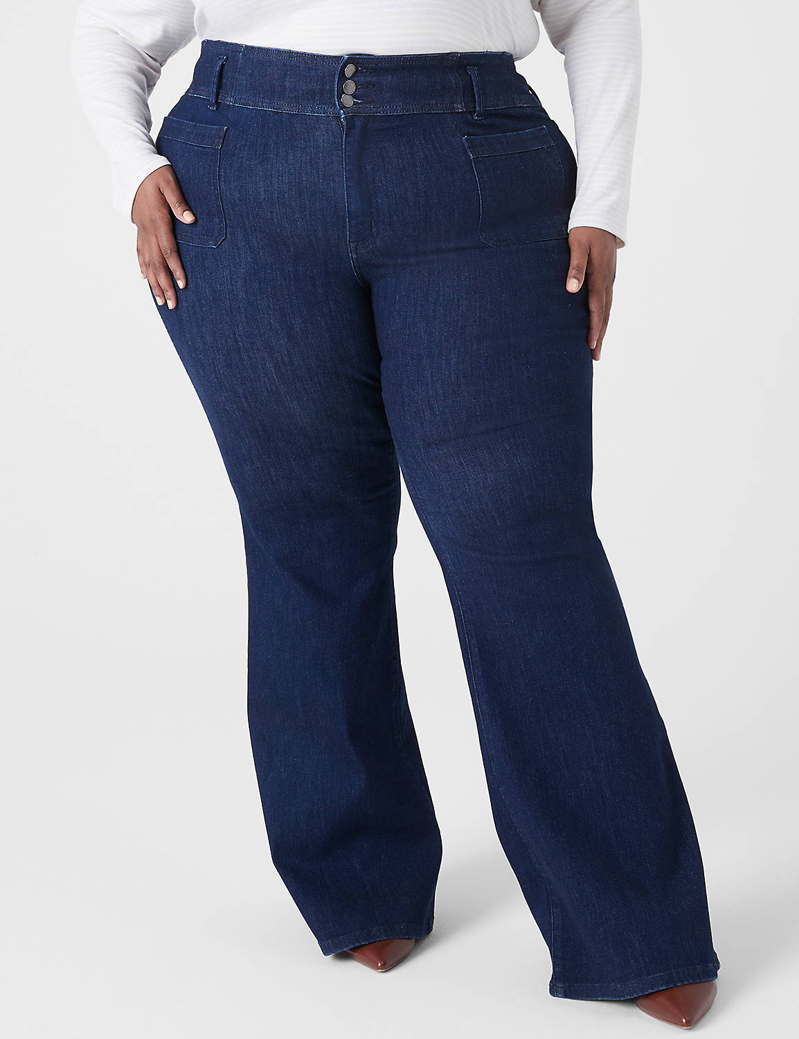 ULTRA HIGH RISE FLARE JEAN  -RINSE Product Image 1