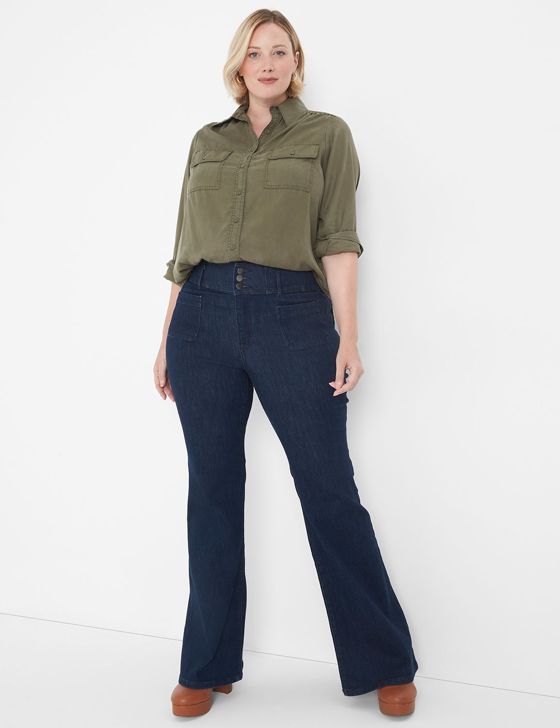 Ultra High Rise Flare Jeans