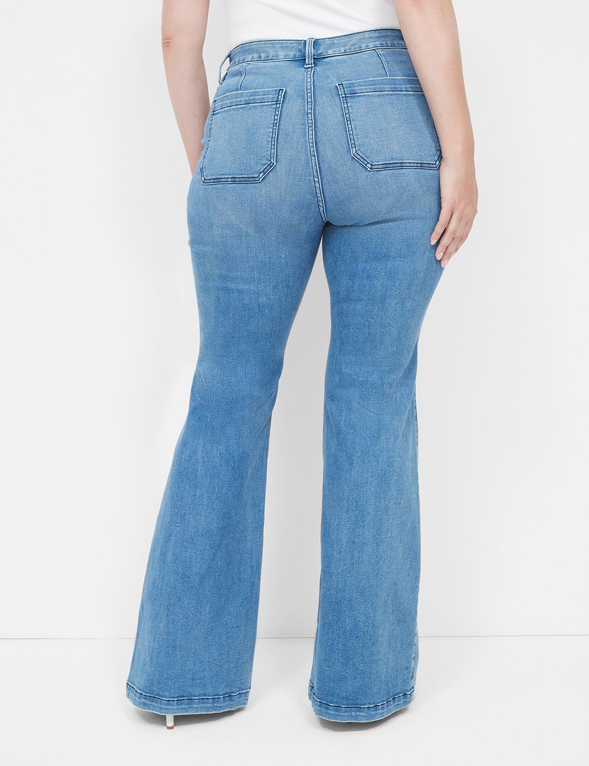 Signature Fit High-Rise Ultra Flare Jean | LaneBryant