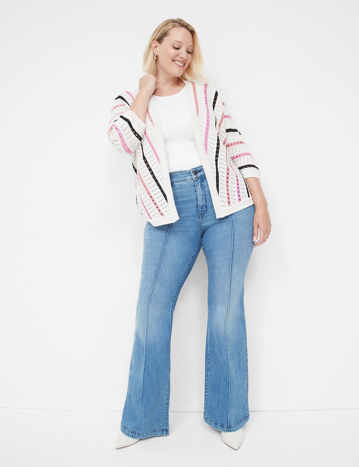 Signature Fit High-Rise Ultra Flare Jean | LaneBryant