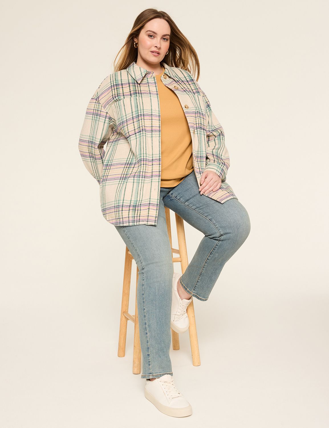 Classic Long Sleeve Crew Neck Tee S Product Image 3
