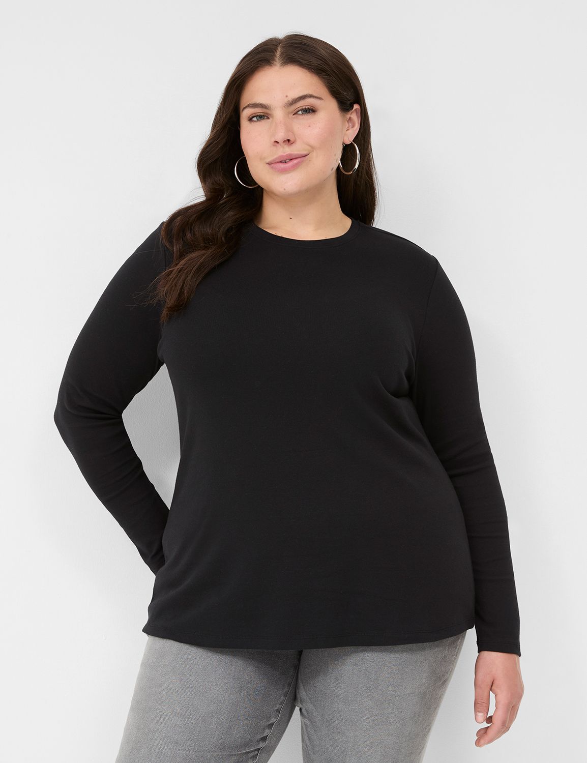 【BAON】[unisex] Leoni printing layered over long sleeve tee mzz56910_charcoal_xl?pdp.template