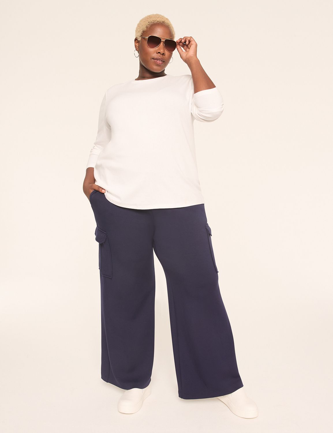 Classic Long Sleeve Crew Neck Tee S Product Image 3