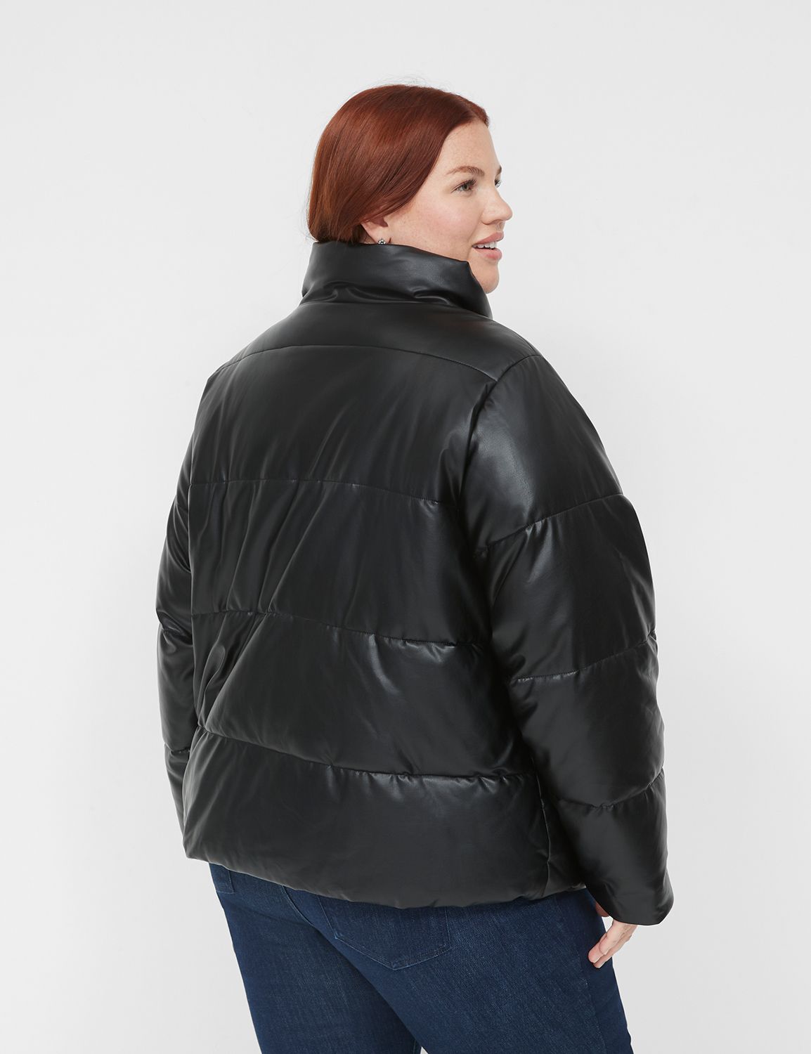 Lane bryant faux hot sale leather jacket