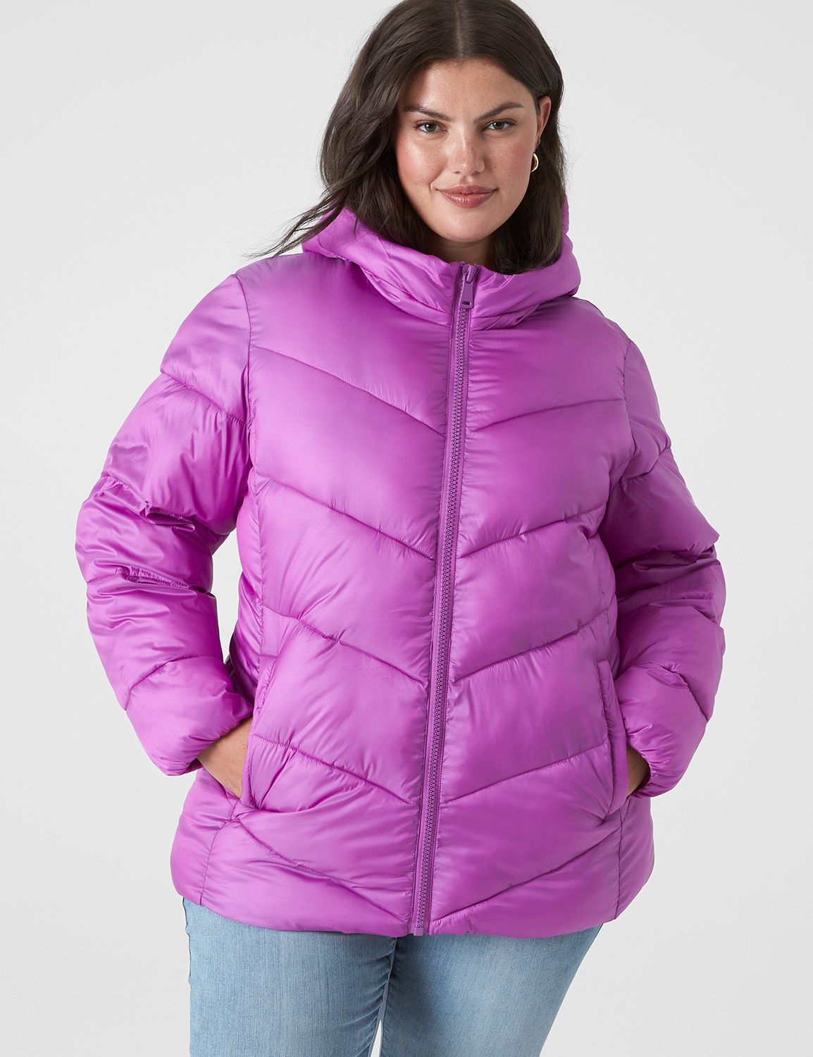 Lane bryant puffer hot sale coat