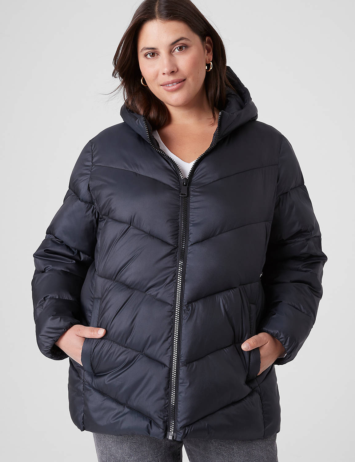 REGULAR LENGTH PUFFER with Hood 113 Product Image 3