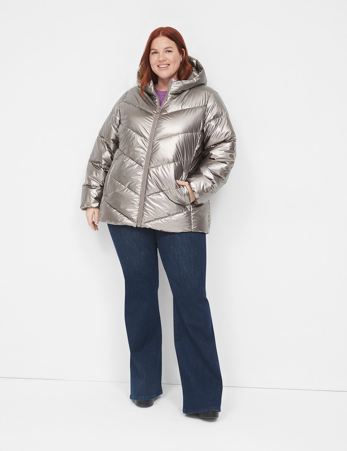 Lane bryant puffer jacket online