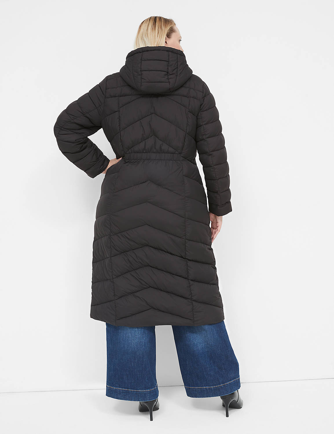 Front Zip Maxi Puffer 1136981 Product Image 2
