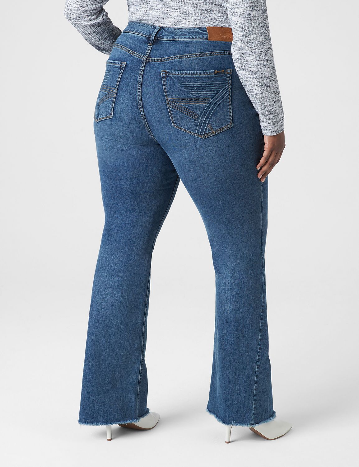 High Rise Slim Flare Jean at Seven7 Jeans