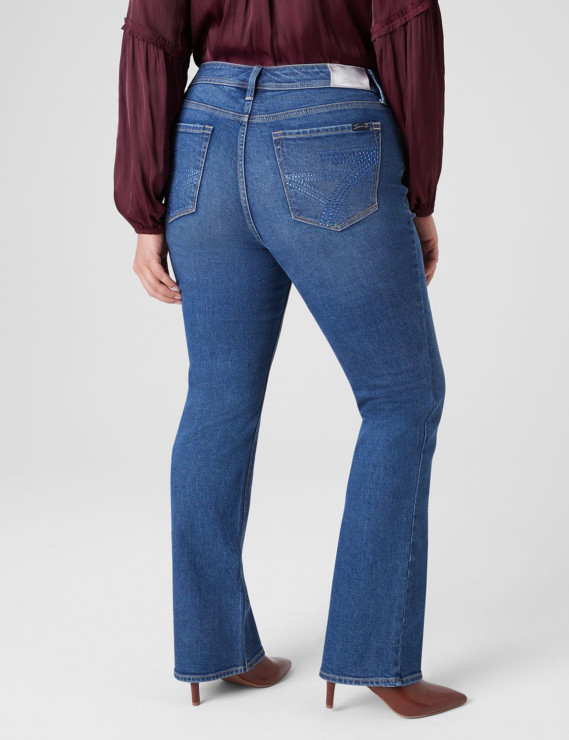 Seven7 Womens Relaxed Straight Jean : : Clothing, Shoes &  Accessories