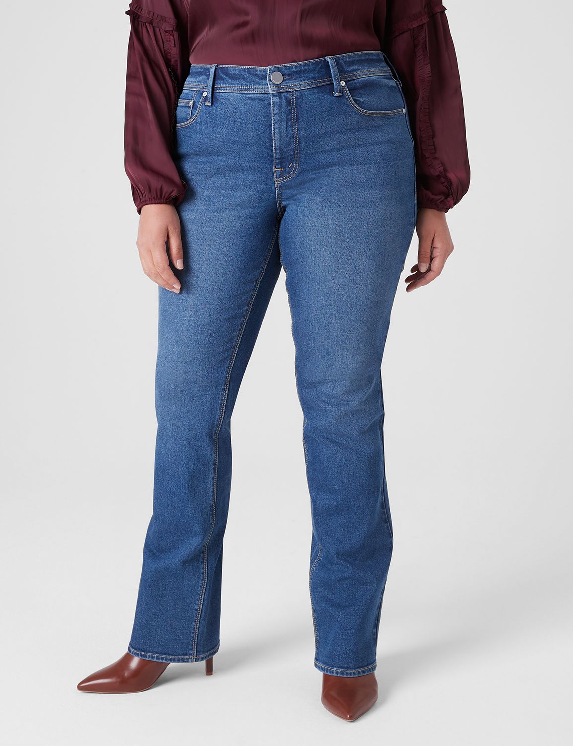 Seven7 Womens Relaxed Straight Jean : : Clothing, Shoes &  Accessories