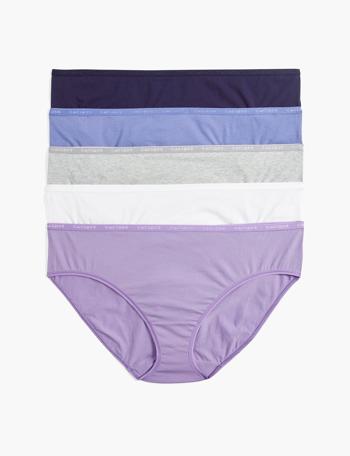 Lane Bryant Cacique Cotton Hipster Panties Underwear Stars Navy Pink 30 /  32