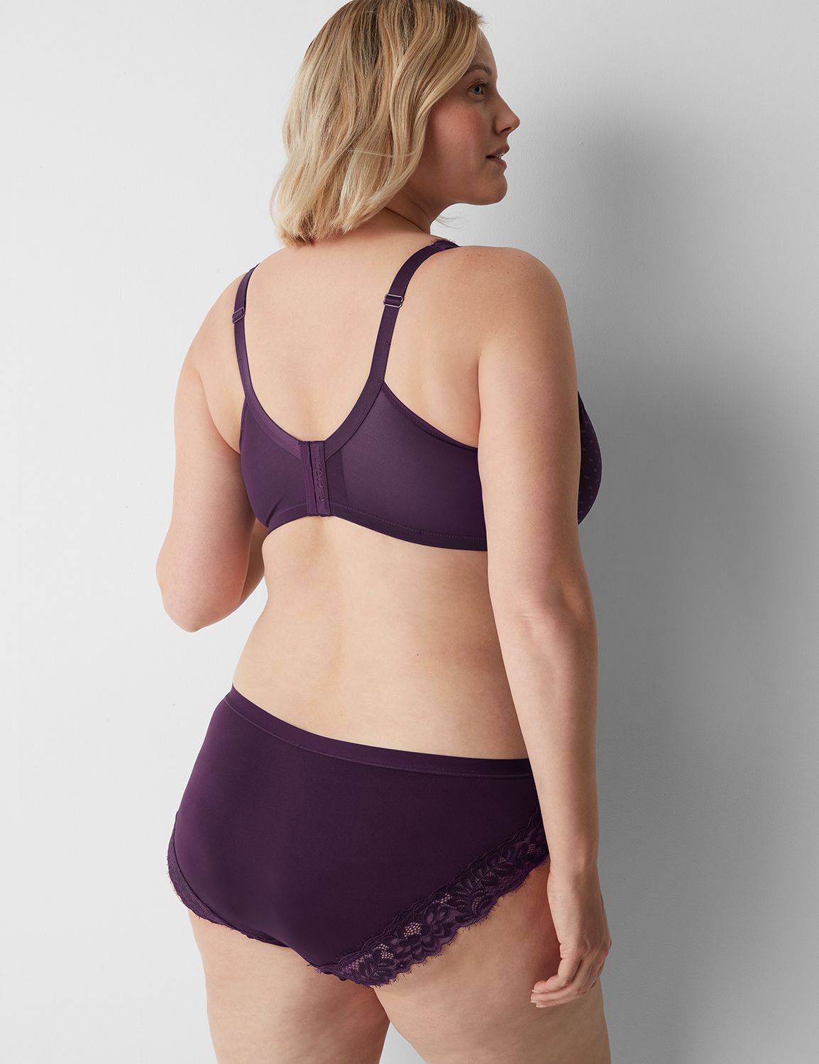 No-Show Lace-Back Hipster Panty | LaneBryant