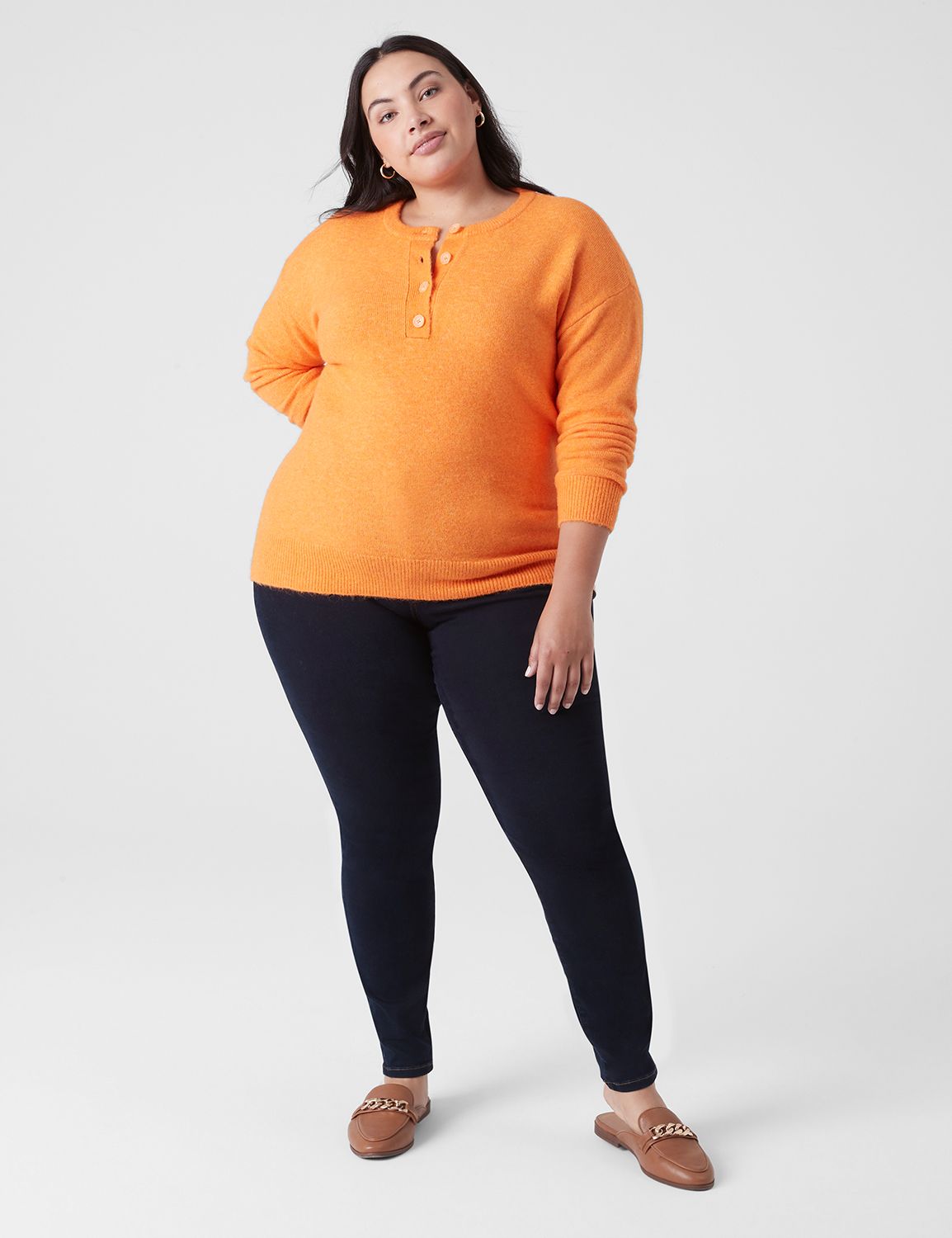 All For Me Henley Sweater