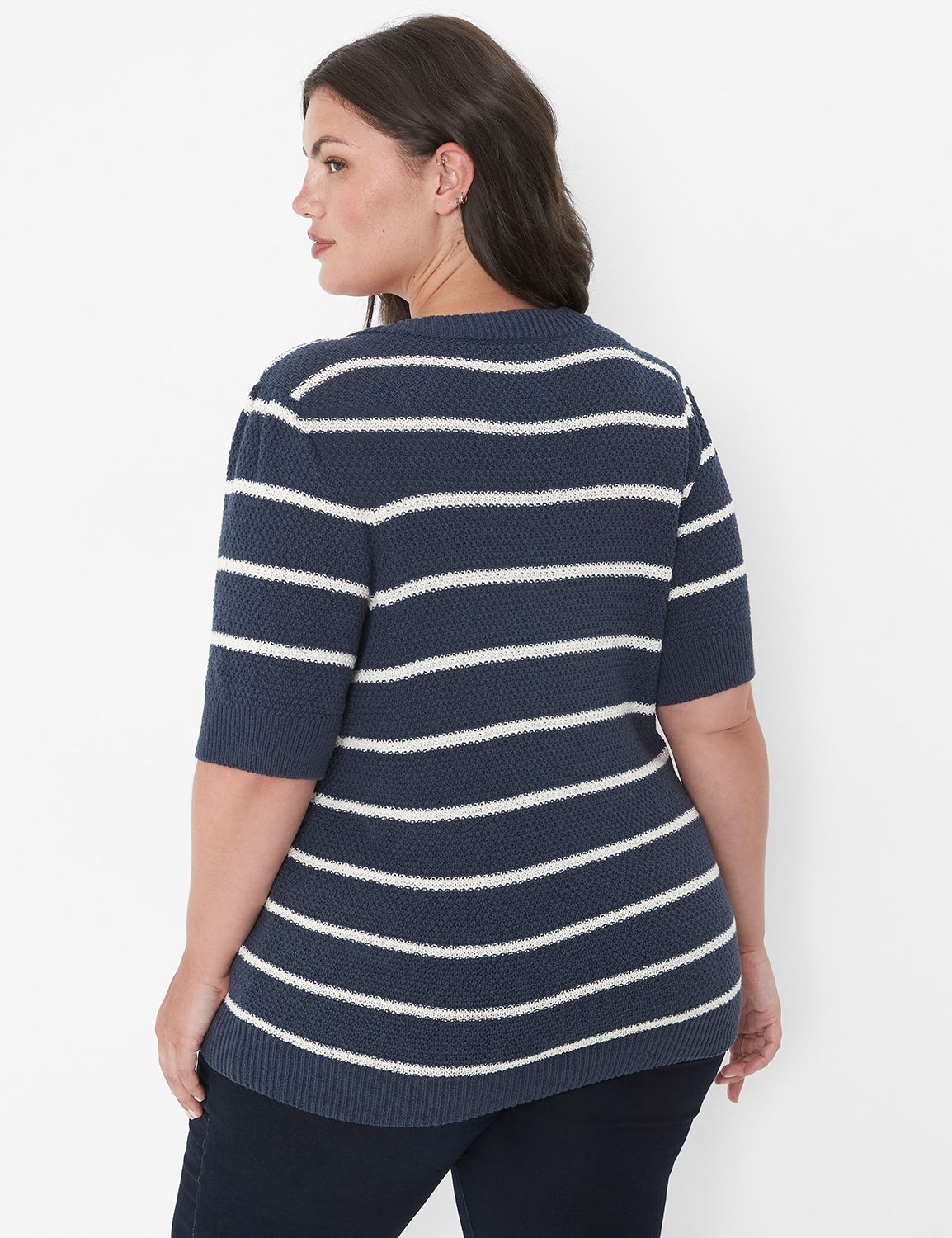 Elbow Puff Sleeve Snap Front Shirt (Liverpool)
