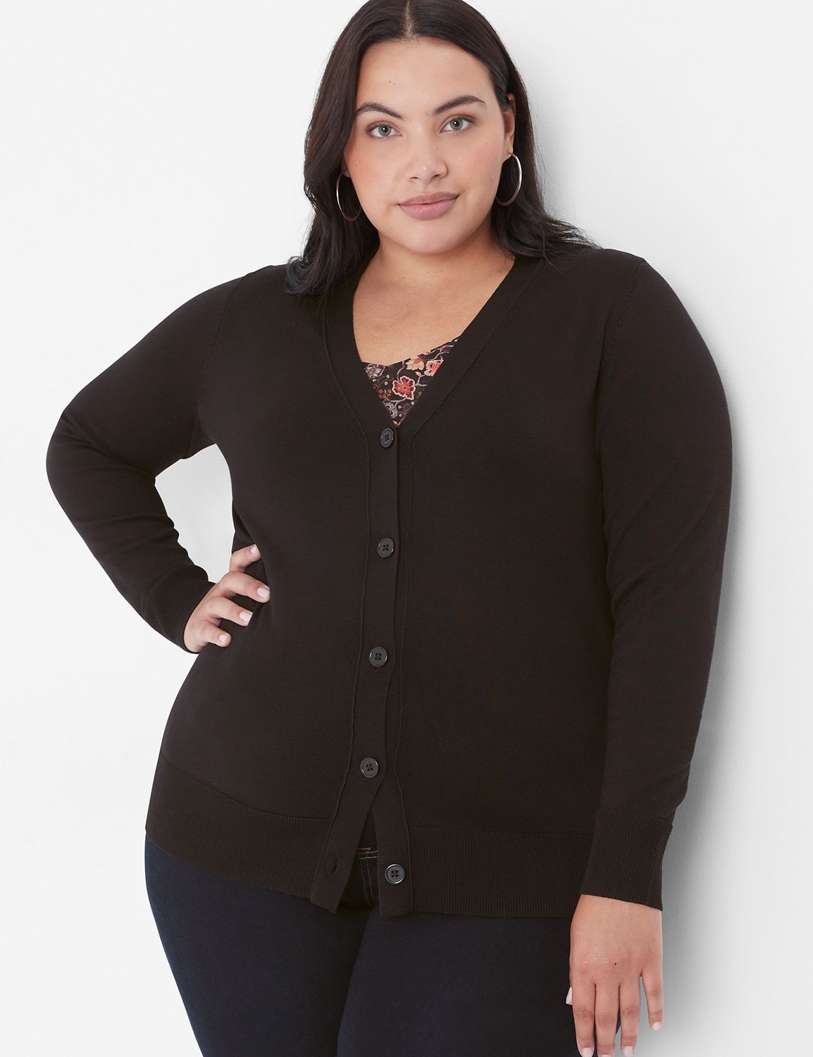 Solid Long Sleeve V Neck Button Fit Blazer