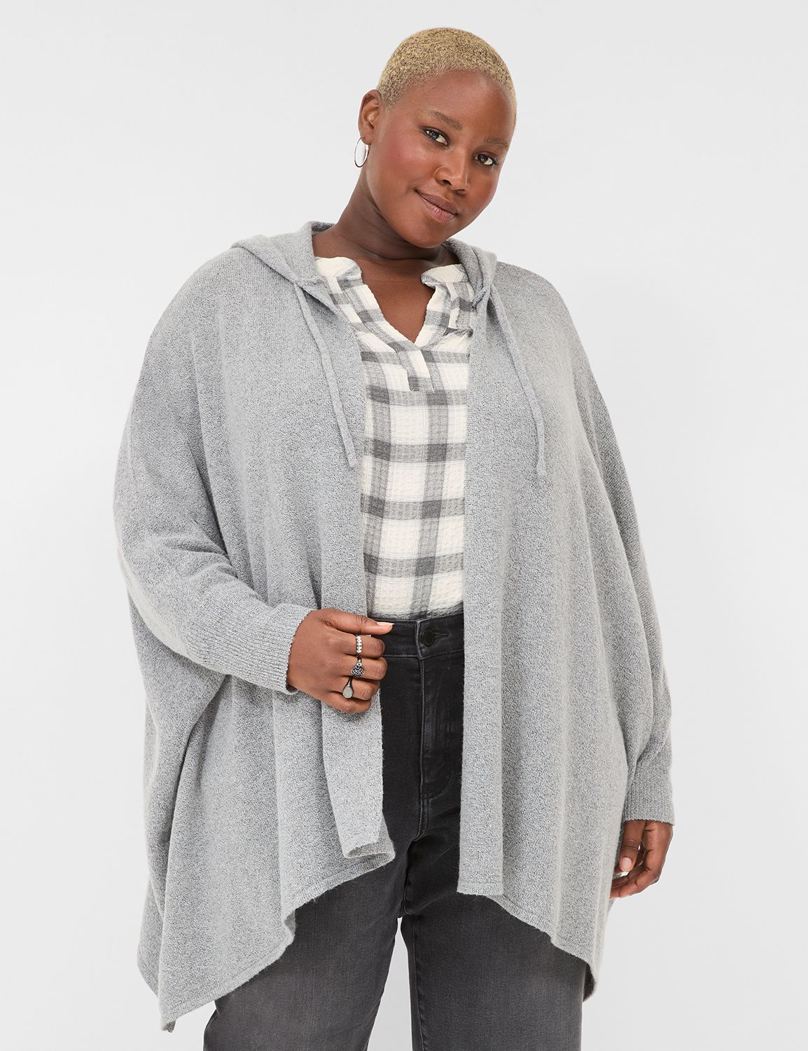 Relaxed Hooded Cardigan