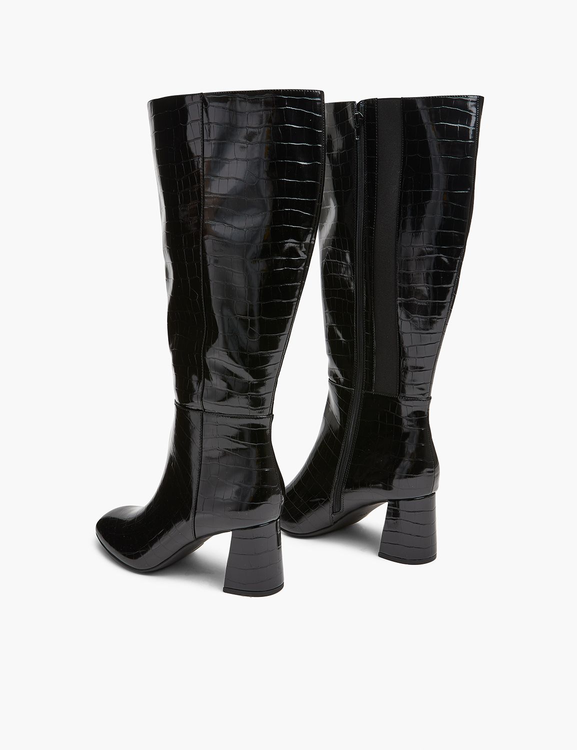 Lane bryant black on sale boots